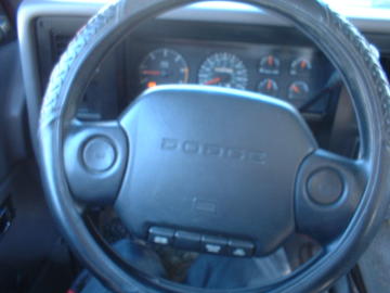 Dodge Motorsports steering wheel cover